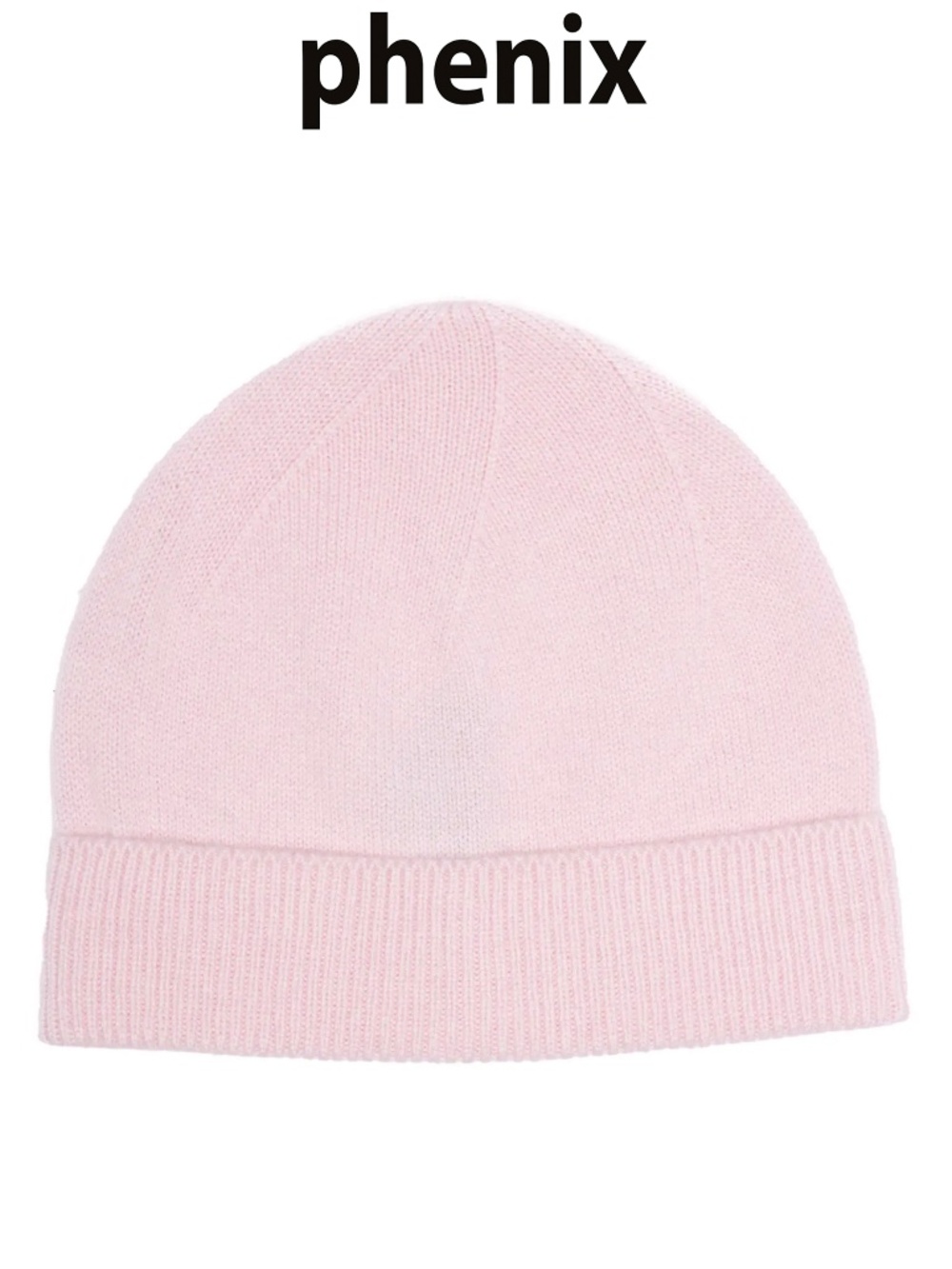 PHENIX NWT $120 100% CASHMERE KNIT PINK HAT. ONE SIZE